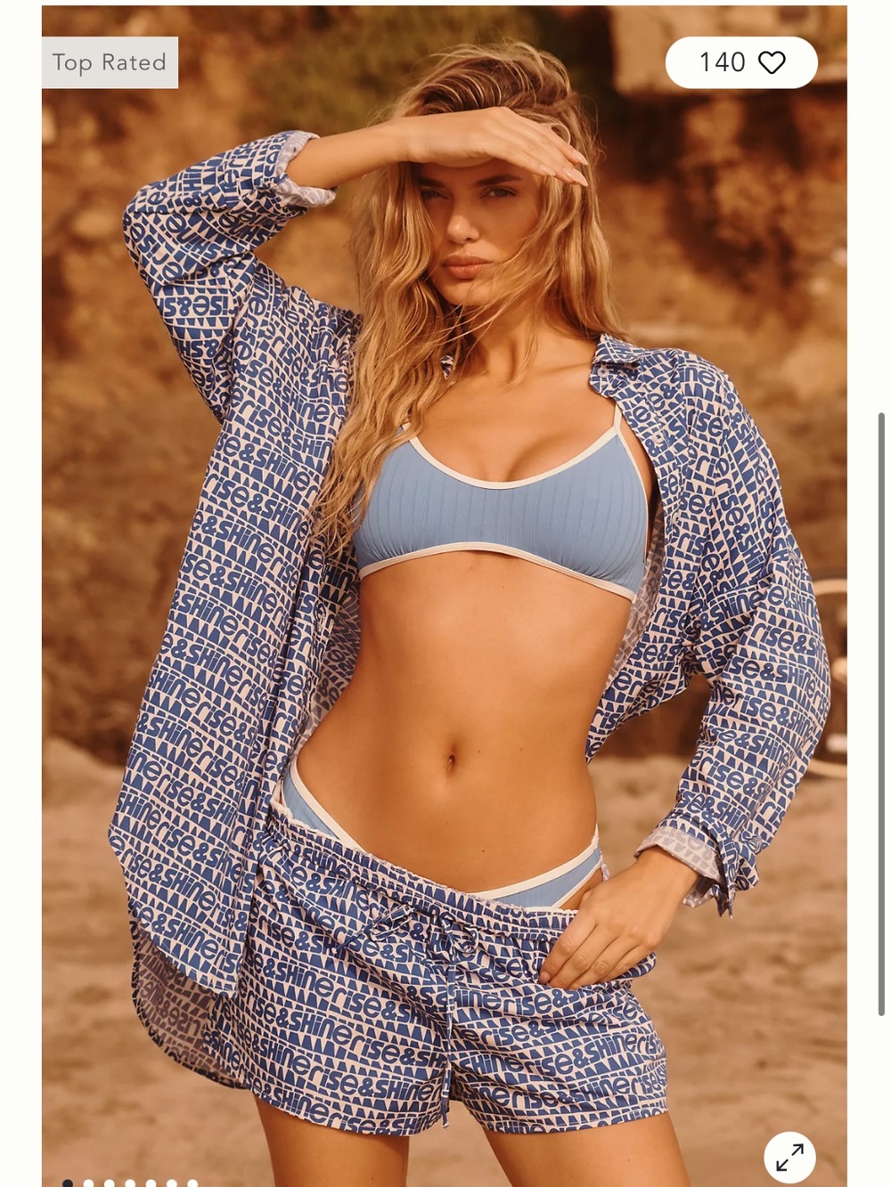 Anisa Makhoul x Anthropologie Cover up set/pj set